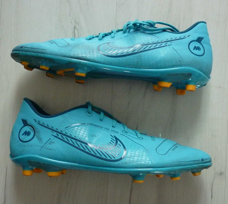 Piękne męskie buty sportowe korki NIKE MERCURIAL r. 46 wkł 30 cm skóra