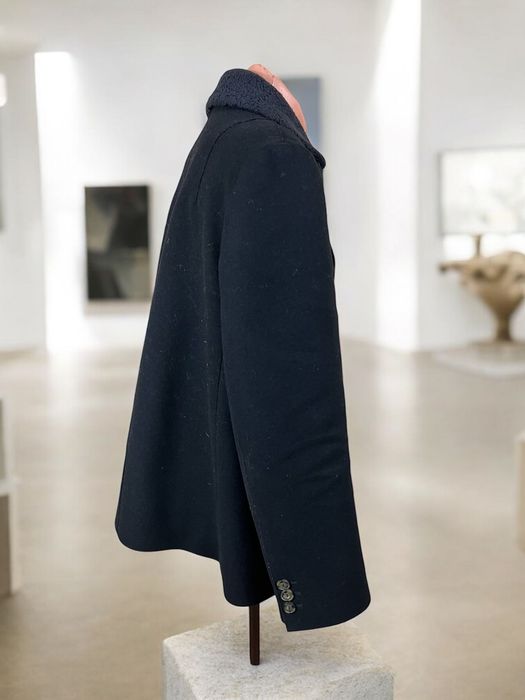 Carven roz. 50 męski krótki płaszcz dwurzędowy bosmanka