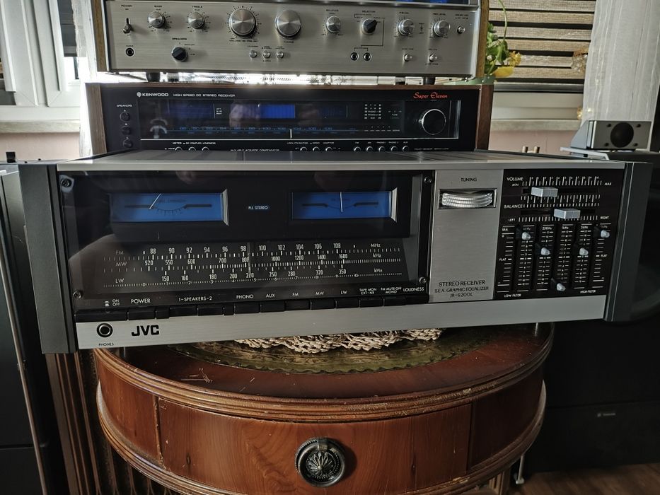 Amplituner JVC JR-S 200L 4x40W Gabinetowy  z korektorem