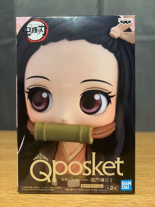 Фігурка Nezuko Kamado — Demon Slayer — Q Posket Sepia color ver. B (Оригінал)