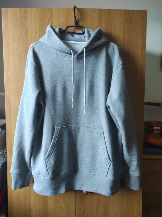 Domyos szara bluza z kapturem