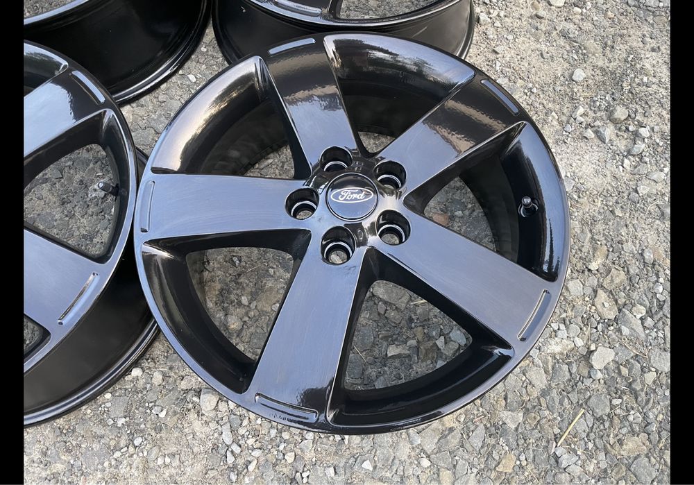 Alufelgi 17” Ford Volvo 5x108 S-Max Galaxy Kuga Focus CZARNE jak Nowe