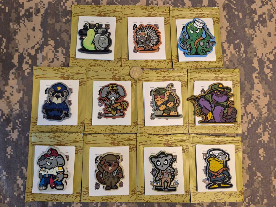 5.11 Патчи Blind Pack Mystery Aliens/Wild One/Gnome