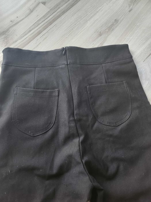 Eleganckie spodnie rurki cygaretki versace 36 38