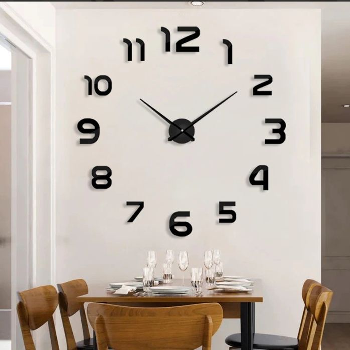 150 грн Акція до кінця року 3D годинник настінний часы настенные опт д ...