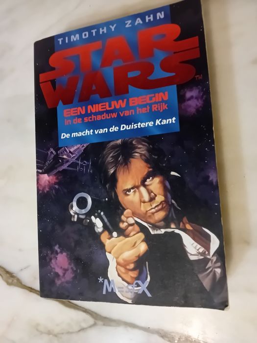 Conjunto de 2 Livros Antigos Star Wars Versão Holandesa