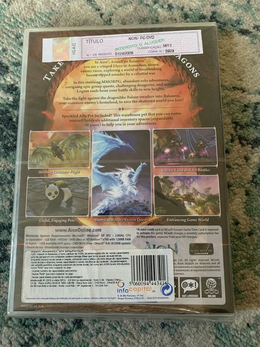 Aion: Assault on Balaurea - PC (2010) with Protective Cover64286264350337121