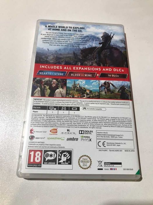 Wiedźmin 3 Dziki Gon Edycja Kompletna Complete Edition PL Switch Sklep