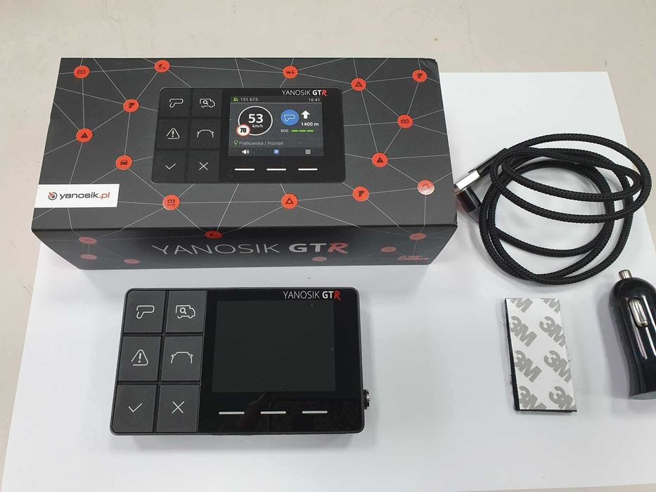 YANOSIK GTR z łądowarką legalny Antyradar 1rok abonament Montaż Kielce