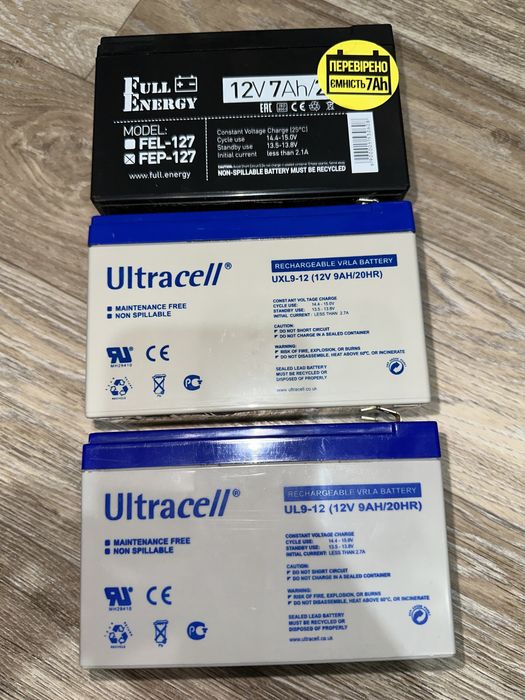 Продам Ultracell 12v 9ah 550грн торг