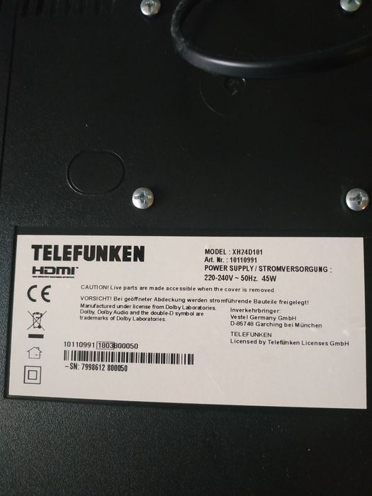 Телевізор Telefunken