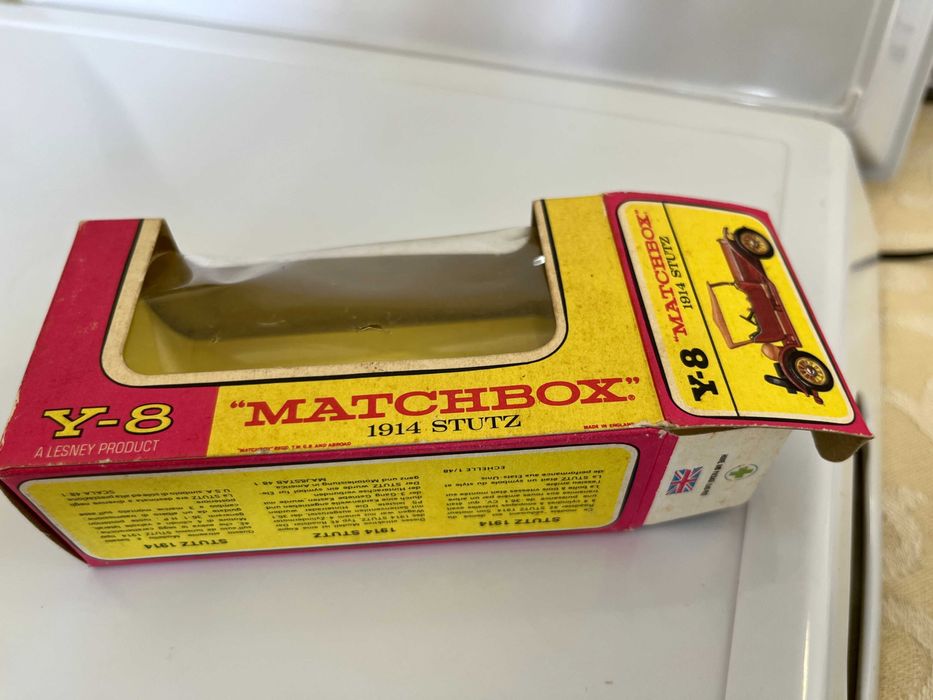 Matchbox Y-8 Models of Yesteryear - Stutz 1914 - Red - Original Pack.
