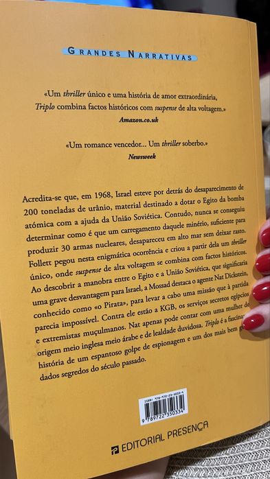 Livro Ken Follett Triplo