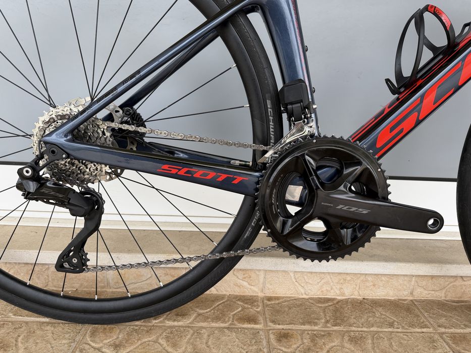 Bicicleta Scott Foil Disco - mudanças electricas