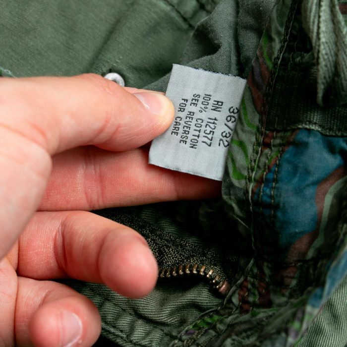Jetlag y2k baggy spodnie cargo z paskami L/XL khaki