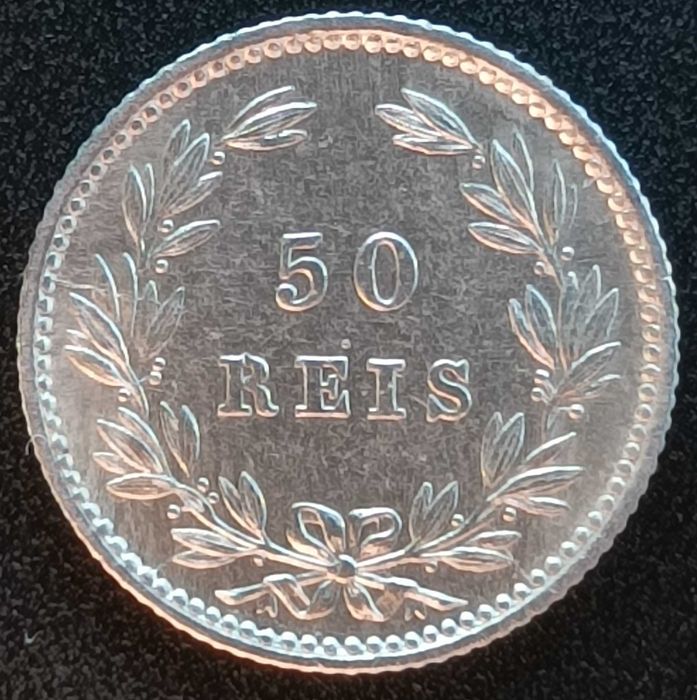 Moeda 50 Reis de 1889