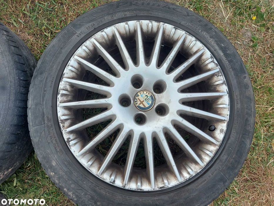 Koła, alufelgi 4 szt. Alfa 159 17 cali OE 5x110 7.5x17H2 ET 41