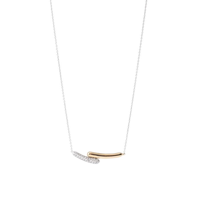 Joias - Colar em ouro 19.2K e 35 diamantes