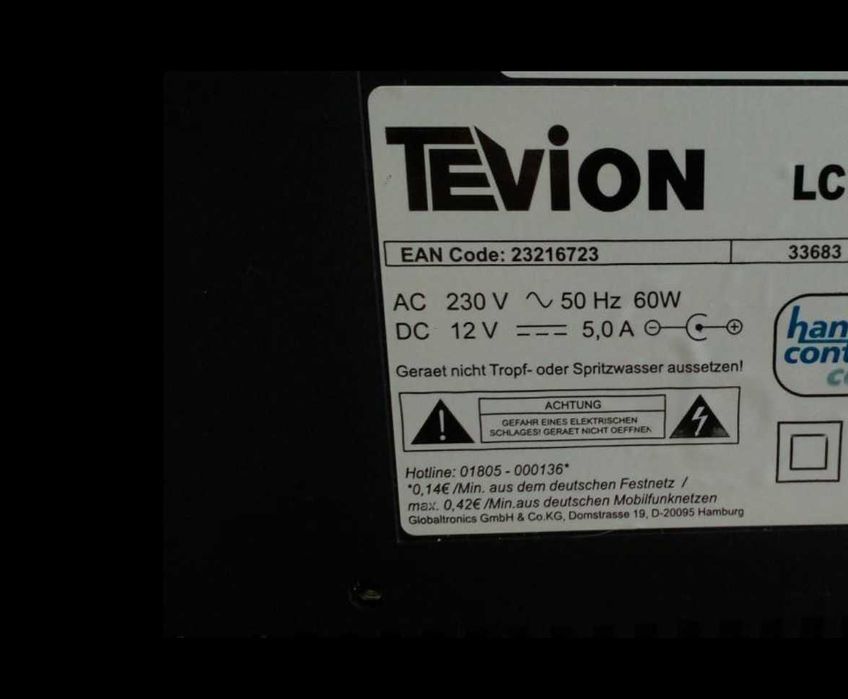 Телевізор монітор Tevion LCD 2411 Full HD 24 дюйми Німеччина