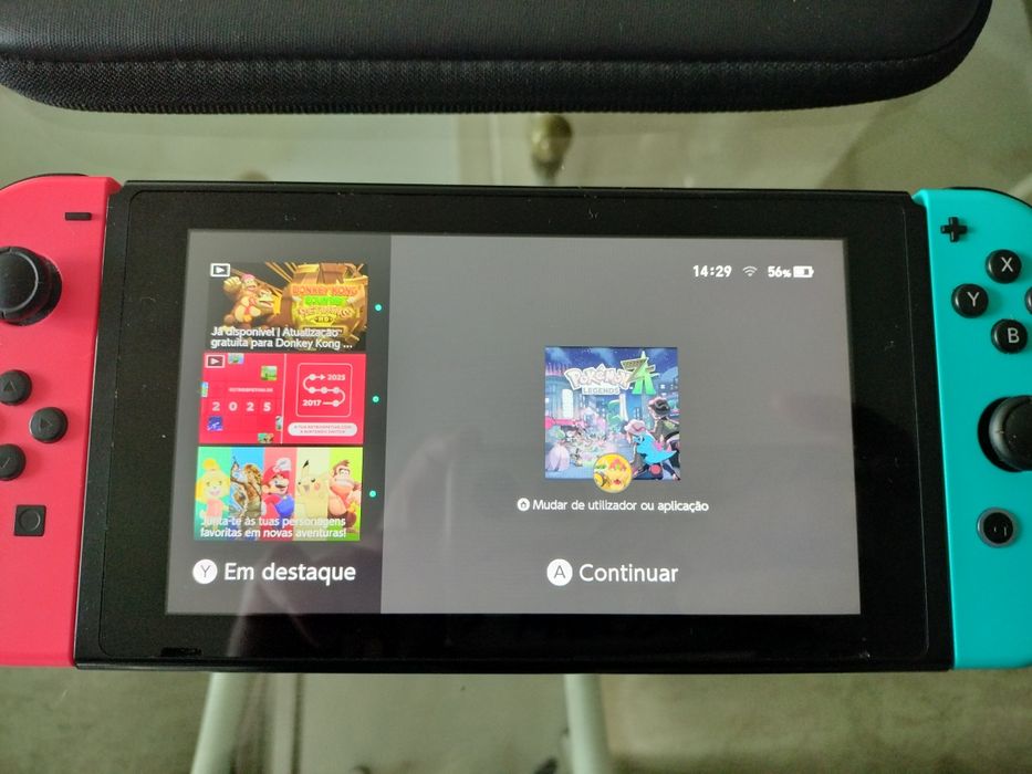 Vendo Switch V1 Sem Dock e Carregador