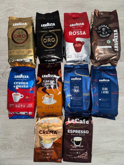 Кофе Кава Lavazza  Kimbo Dallmayr  мелена зерно розчинна Италия Italy