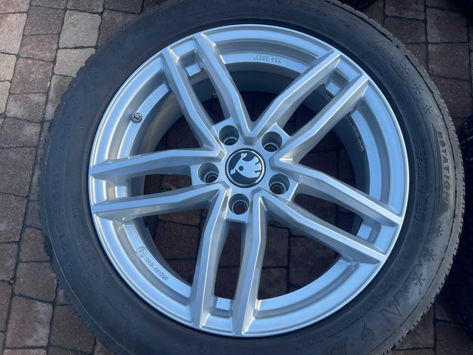 3941. Koła zimowe Passat B8 Superb III 5x112 ET41 215/55/17