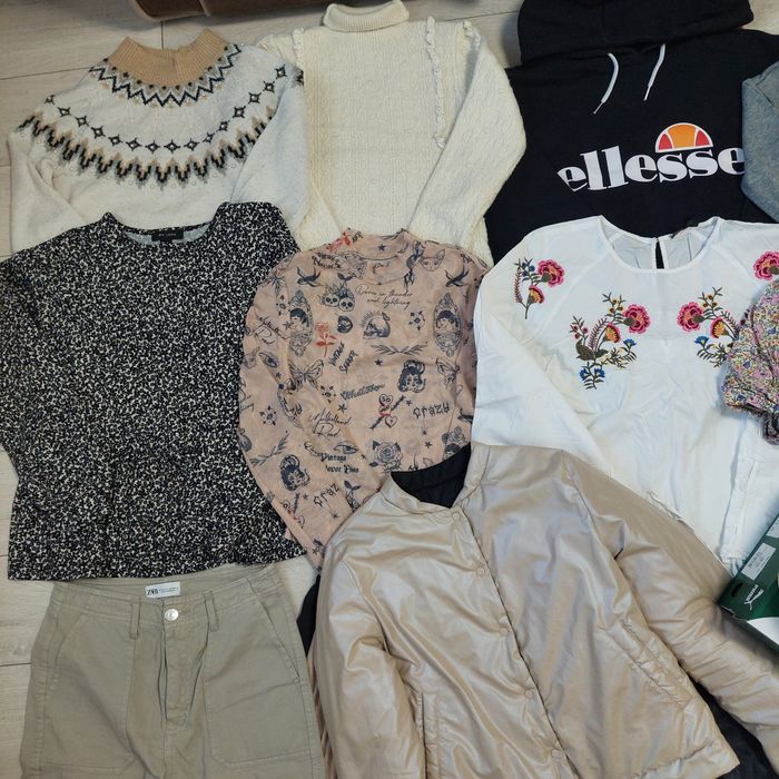 Лот речей Xs-S. Фірмовий одяг. Кросівки 38, 39. Куртка