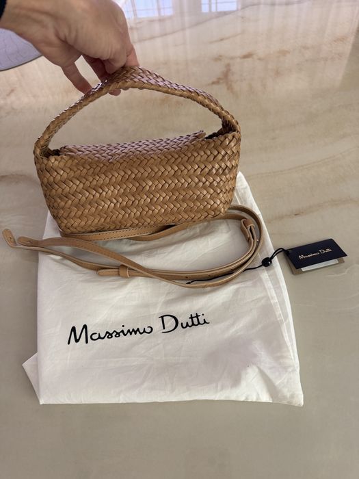 Сумка плетена massimo dutti