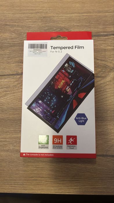 Szkło Hartowane 9H do Nintendo Switch 2 - Anti-Blue Light - NOWE