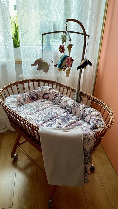 Kosz Mojżesza  wiklinowy