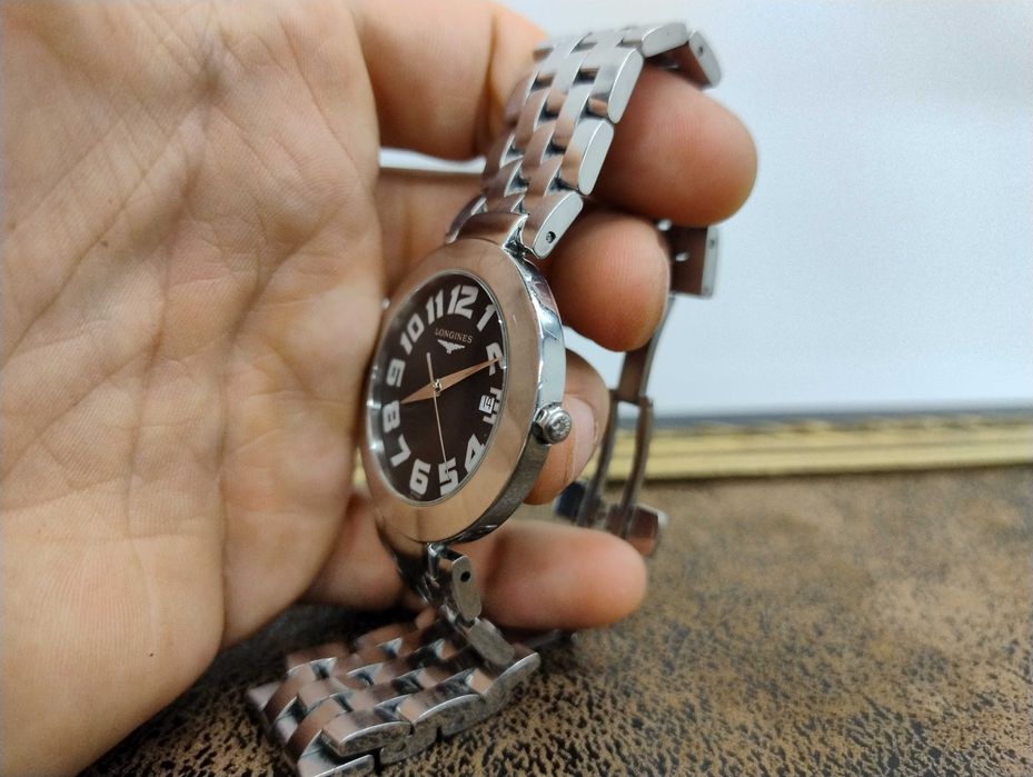 Oryginalny Zegarek Longines Stalowy na Bransolecie !! Piękny model