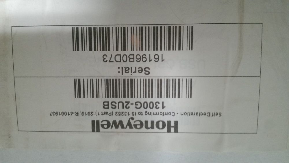 Leitor Código barras a Lazer Honey Well Hiperion 1300 G novo.