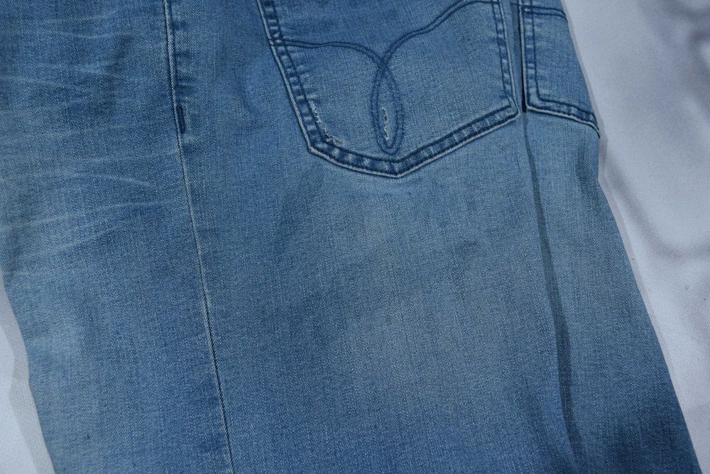 Jeansowe spodenki szorty Calvin Klein Jeans Rozmiar 38 (W38) XL-XXL Bawełna Elastan