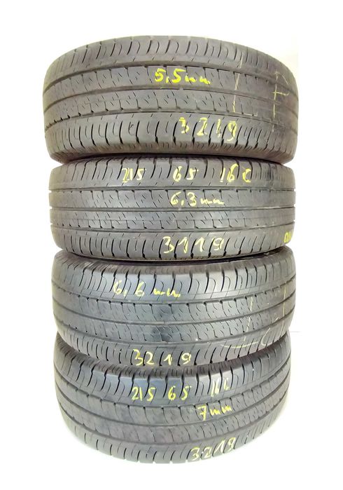 4x 215/65 R16C Goodyear EFFGC opony letnie 8 mm / montaż kurier