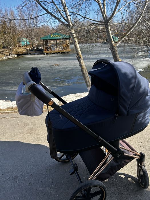 Коляска Cybex priam gold + автокрісло