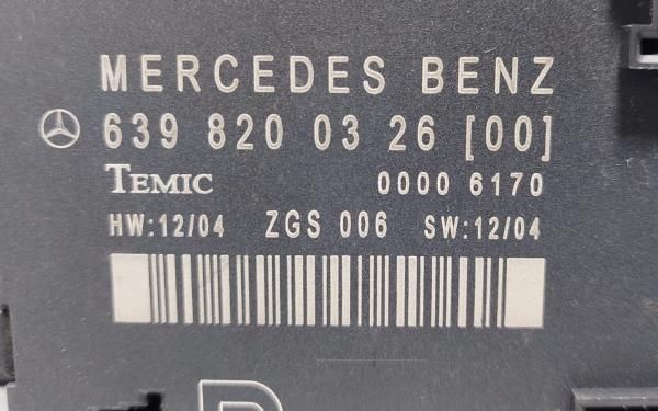 Módulo confort MERCEDES-BENZ Vito / Vito Combi (W639)