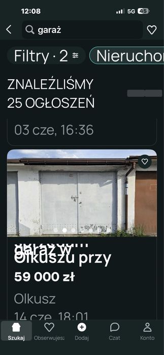 Garaz murowany Olkusz osiecka - Widok 2