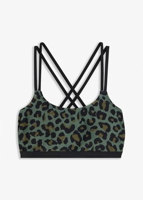 B.P.C biustonosz bikini bustier w cętki szybkoschnący 46.