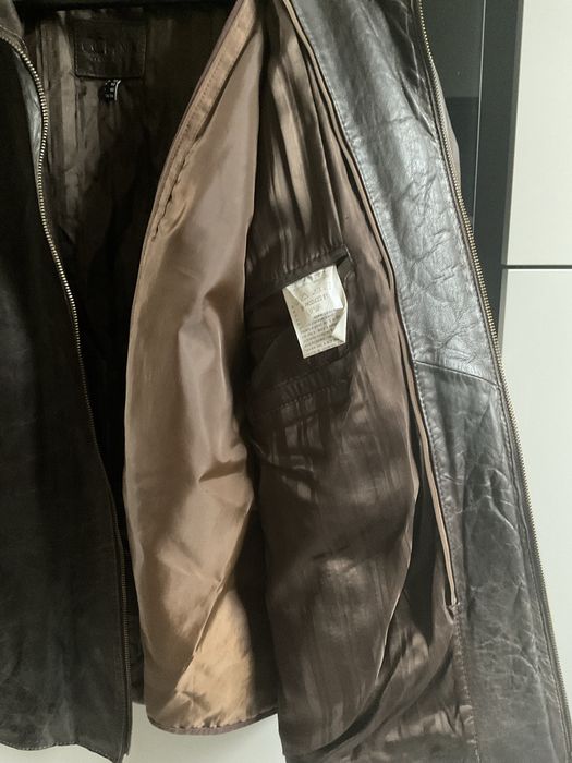 Kurtka męska Ochnik - naturalna skóra, L