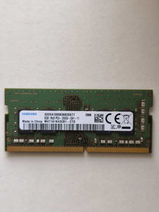 Memoria RAM 8 GB  DDR4-2666 ( SO-DIMM)