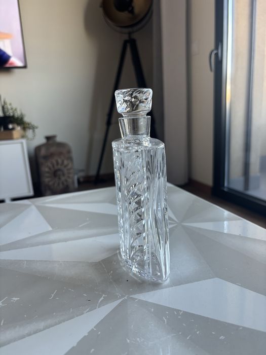 Garrafa de Bolso para Whisky em Cristal Atlantis – Vintage