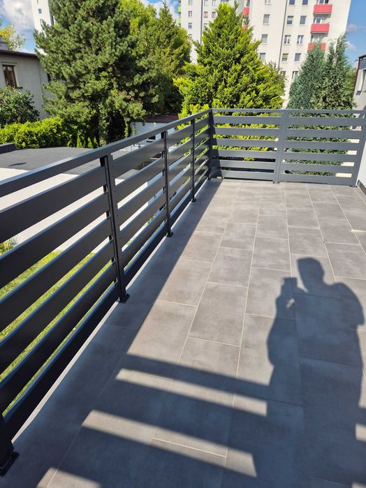 Balustrada balkonowa aluminiowa premium
