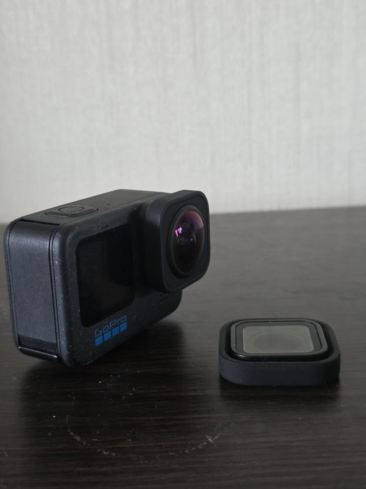 GoPro 12 з оригінальною  ширококутною лінзою
