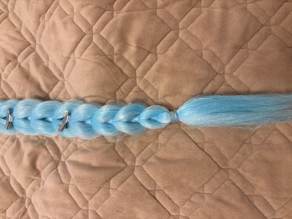 Коса Ельзи, канеколон, заколка коса