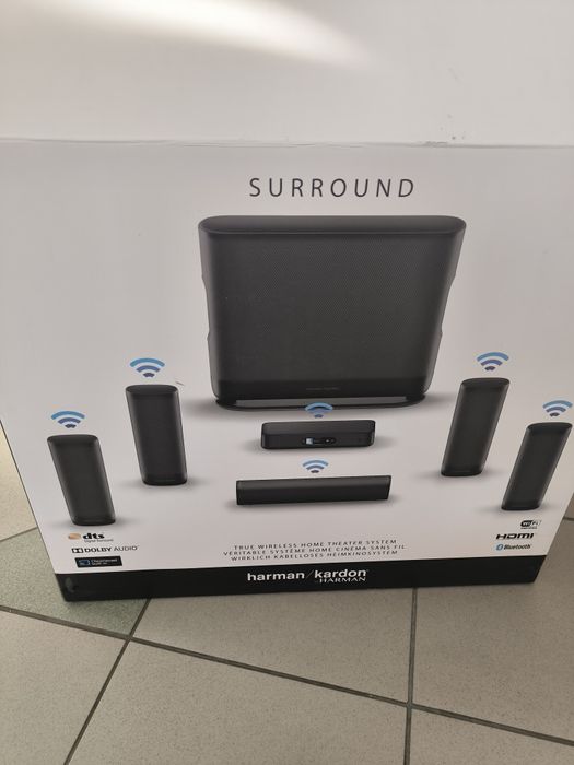 Kino domowe Harman Kardon HKSURROUNDBLKEP czarny 370 W 5.1