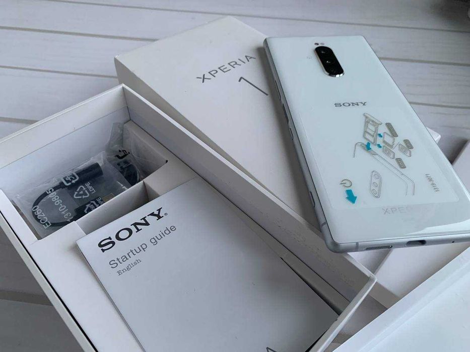 +скло та чохол ™ XPERiA 1 SONY White нова  • (xperia 5, xperia 1 dual)
