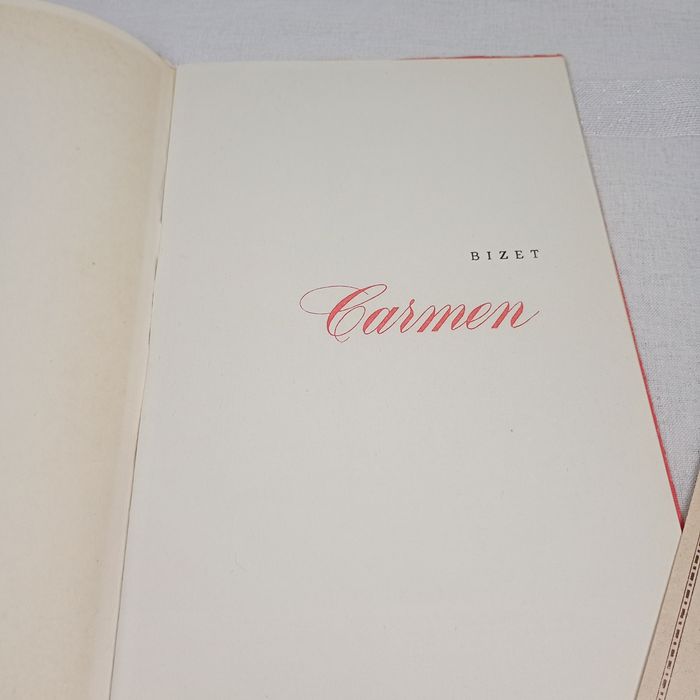 Carmen. Program teatralny
