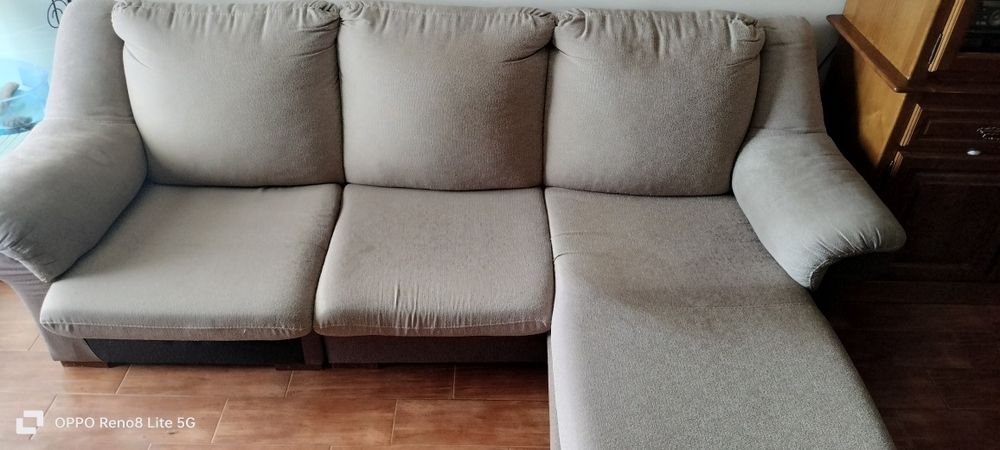 Sofá 3lugares c/chaise longue