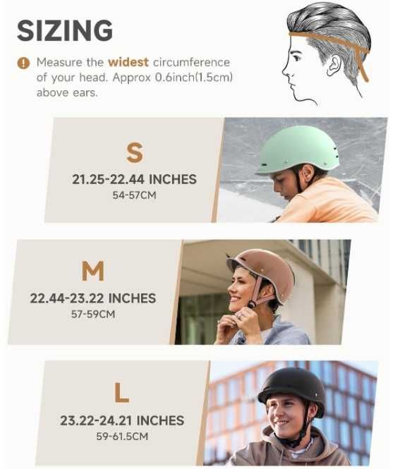 Kask rowerowy Findway rozmiar M 57-59cm odcień zieleni