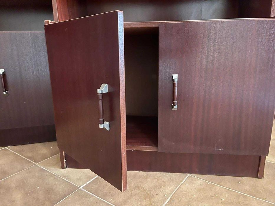 Móvel/Armários de 3 módulos de madeira